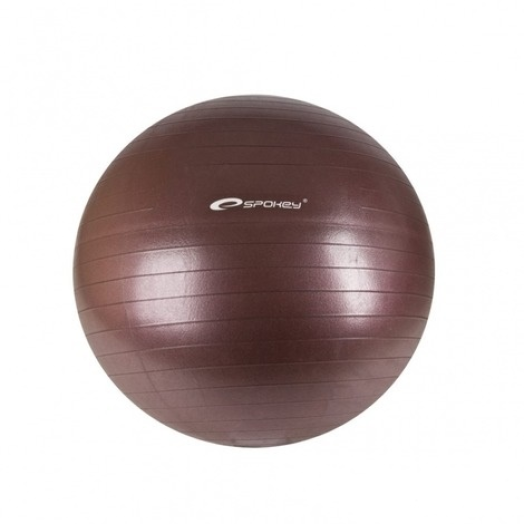 Spokey gimnasztika labda pumpával, 75 cm bordó