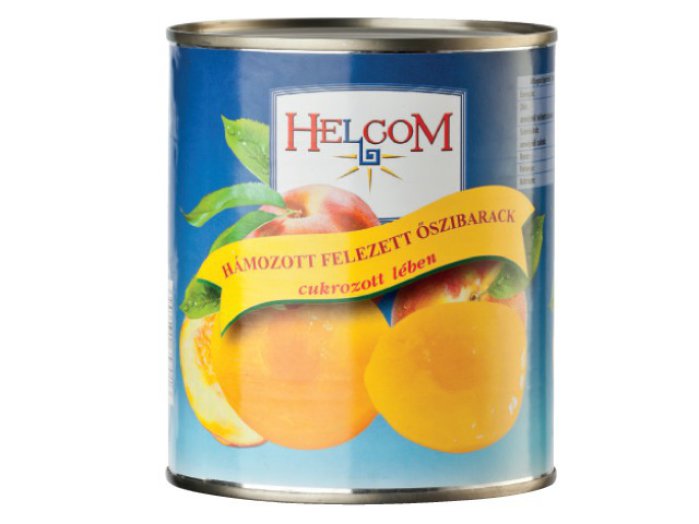 Helcom felezett őszibarackbefőtt