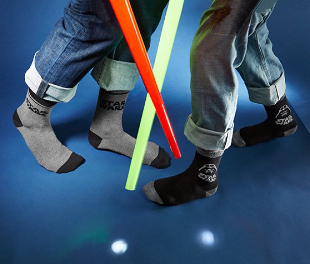 2 pár Star Wars zokni szettben