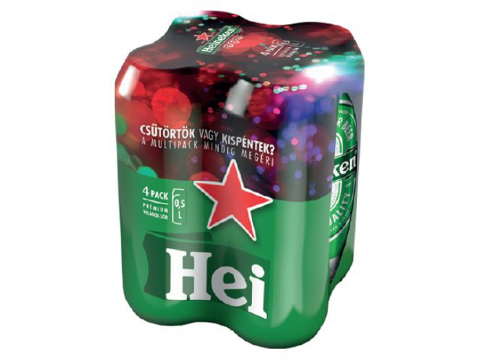 Heineken dobozos sör multipack