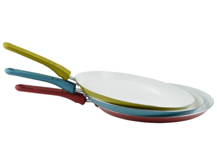 YON 10282 kerámia bevonatos palacsintasütő, 26 cm metál