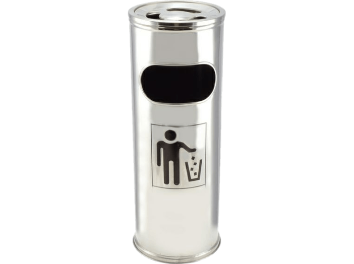 72075 Szemetes inox nagy