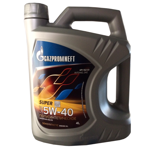 MOTOROLAJ 5W-40 4 L                 "GAZPROMNEFT SUPER"