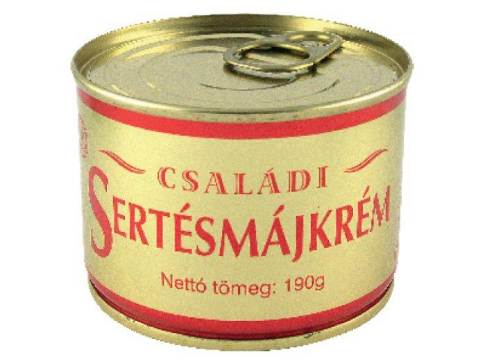 Családi sertésmájkrém vagy baromfimájas