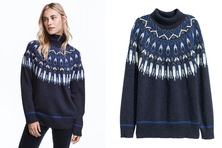 jaquard-pulóver-h&m