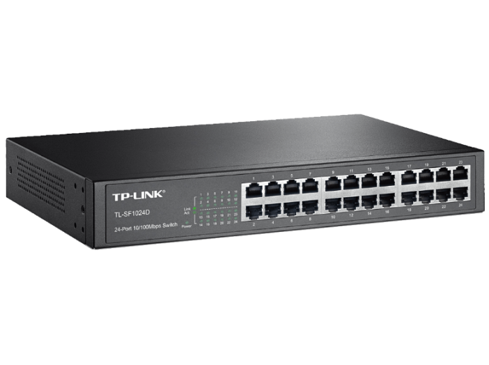 TL-SF1024D 24 portos switch fémházas