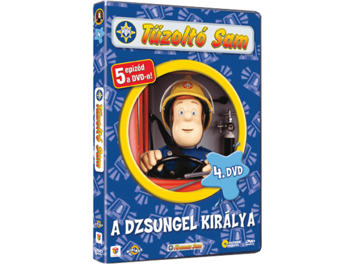 Tűzoltó Sam 4. - A dzsungel királya (DVD)