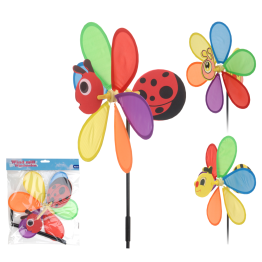 SZÉLKERÉK FIGURÁS 75CM ÁTM.:30CM    NYLON 3FÉLE MODELL
