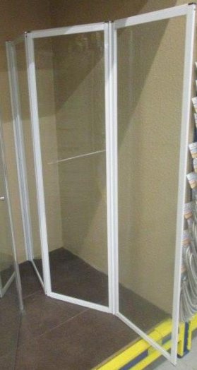 3 RÉSZES KÁDPARAVÁN 120*140 CM 4 MM BIZT. ÜVEG Outlet