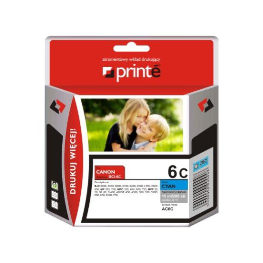 Printé patron AC6C (Canon BCI-6C) kék
