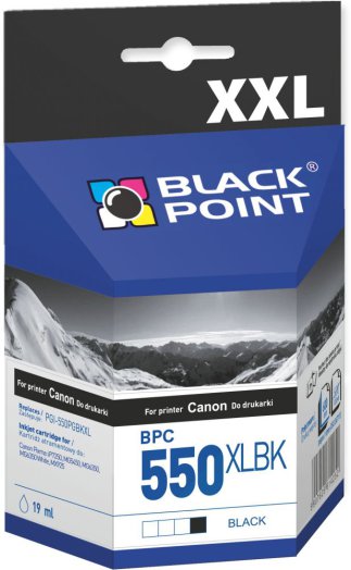 Black Point patron BPC550XLBK (Canon PGI-550PGBKXL) fekete