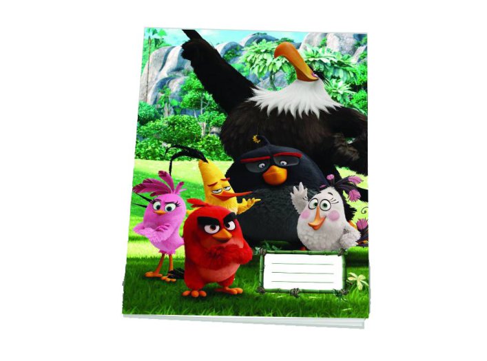 Iskolai füzet, vonalas [81-32], A4, 32 lap, ANGRY BIRDS MOVIE