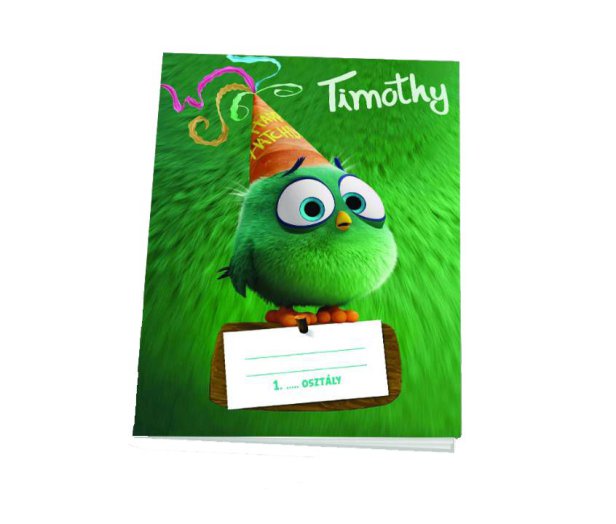 Iskolai füzet, 1.oszt. vonalas [14-32], A5, 32 lap, ANGRY BIRDS MOVIE - Timothy