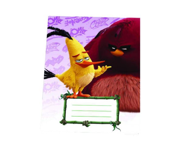 Iskolai füzet, hangjegy [36-16], A5, 16 lap, ANGRY BIRDS MOVIE - Speedy