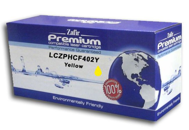Zafír toner LCZPHCF402Y (HP CF402A/201A) sárga