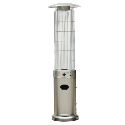 KÜLTÉRI GÁZOS HOSUGÁRZÓ 15KW INOX, OSZLOP "BYH-B-SS" (310422)