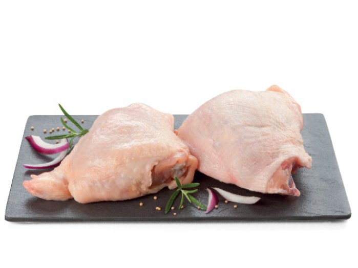 Friss csirkefelsőcomb farrésszel