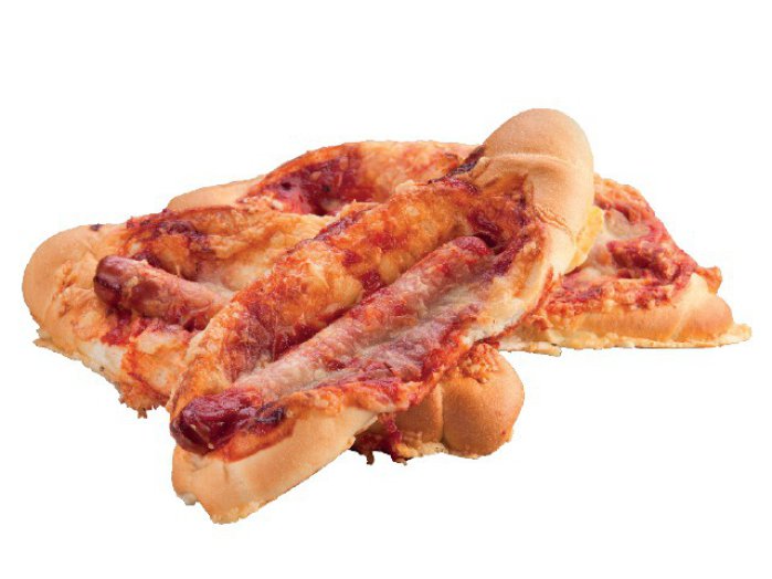 Virslis-pizzás csónak