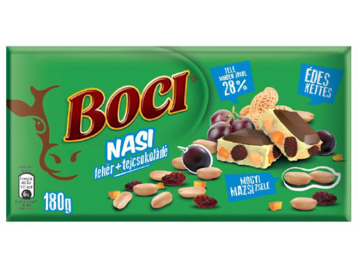 Boci Nasi táblás csokoládé