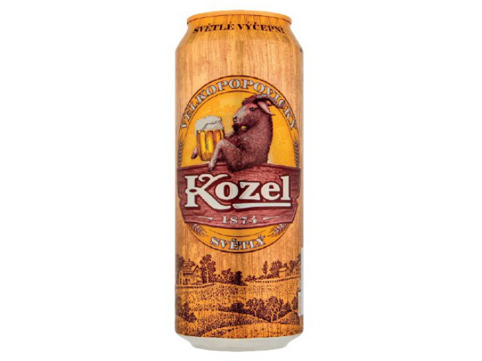 Kozel dobozos világos sör