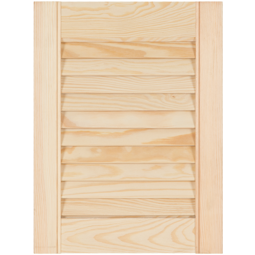 LAMELLAAJTÓ FENYŐ 395X294MM NATÚR NYITOTT