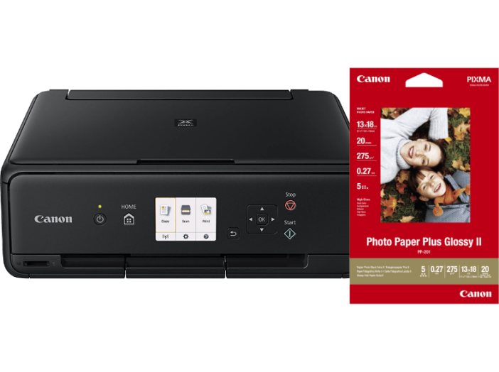 PIXMA TS5055 BK+PP-201 PAPER EXCL