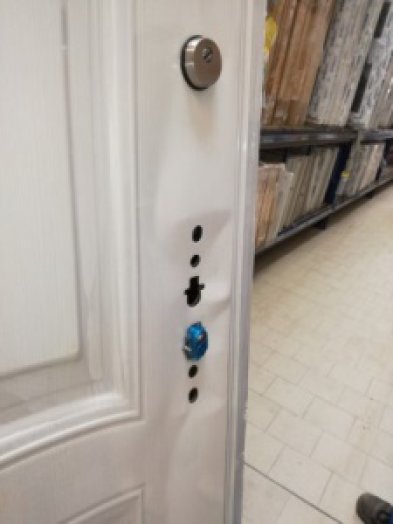 ACÉL BIZTONSÁGI BEJÁRATI AJTÓ BAL 95X205CM KÜLTÉRI FEHÉR RA13 Outlet