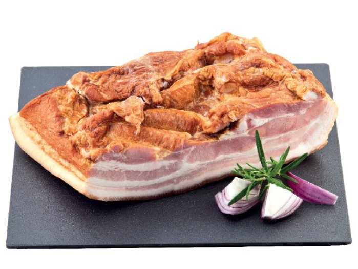 Füstölt, főtt császárszalonna