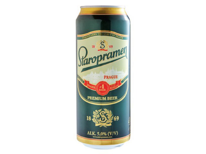 Staropramen dobozos sör