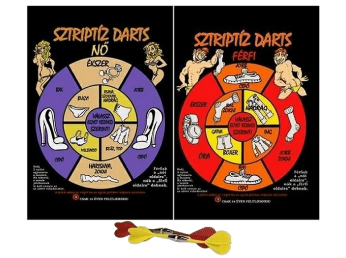 10153 sztriptíz darts játék