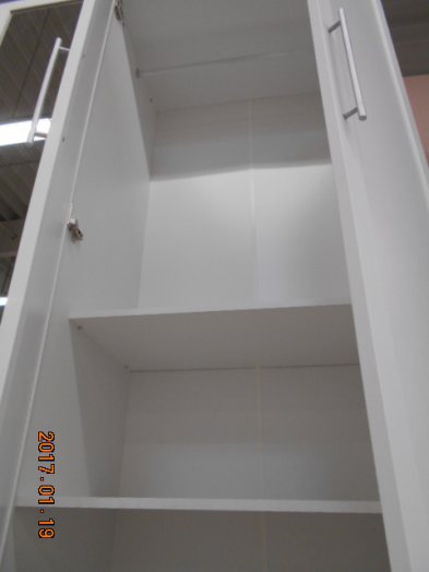 POPS GARDRÓBSZEKRÉNY 200X197X52CM FEHÉR/FEHÉR MDF Outlet