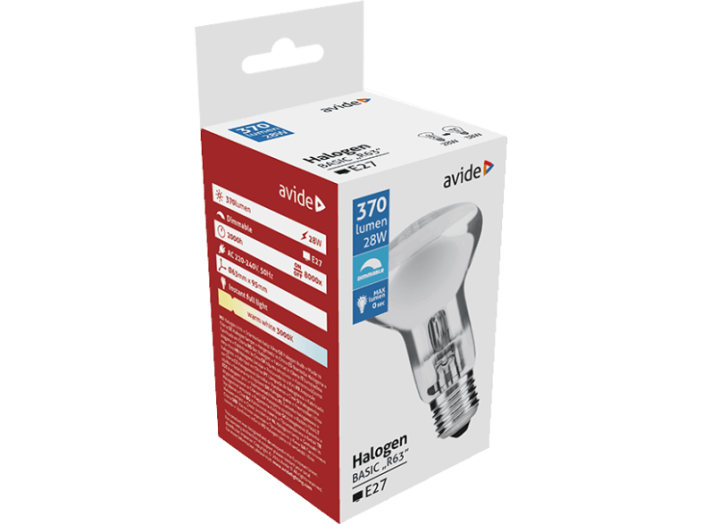 AHR63WW-28W Halogén R63 28W