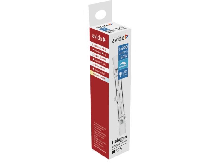 AHR7WW-A80W Halogén R7s 80W 78mm
