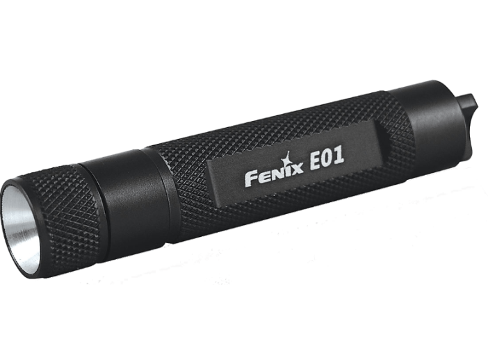 E01 Light LED Elemlámpa E01 fekete 13 lumen