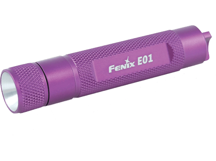 E01 Light LED Elemlámpa E01 lila 13 lumen