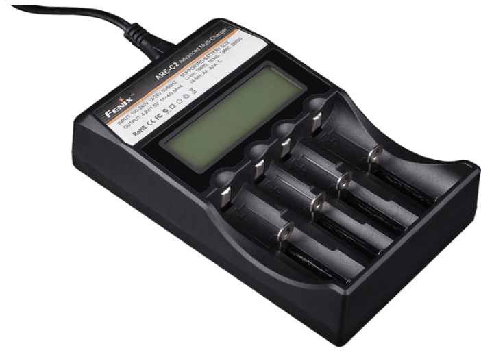 ARE-C2 Light Kellék Akkumulátor Töltő 18650-hez ARE-C2