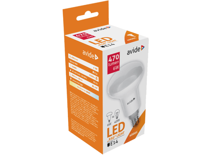 ABR50NW-6W LED R50 6W NW
