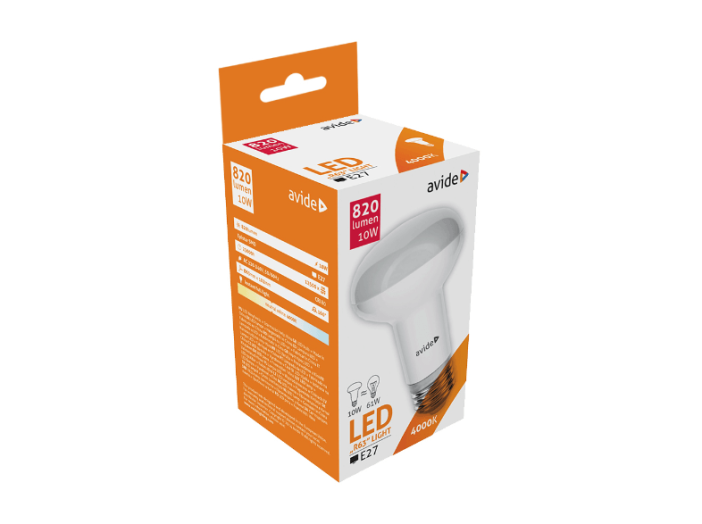 ABR63NW-10W LED R63 10W E27 NW