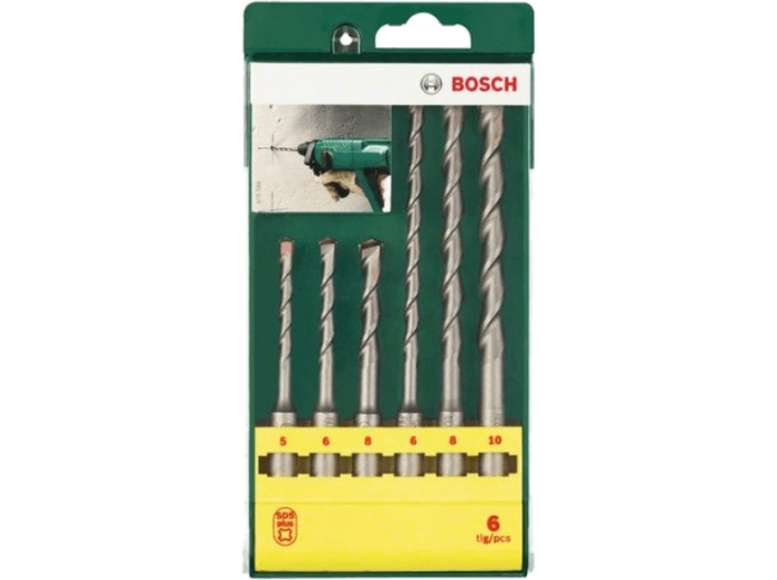 SDS-plus-1 fúrószár-készlet, 6 részes