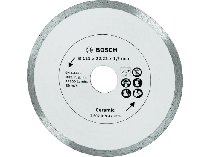 Gyémánt darabolótárcsa csempéhez,  125 mm