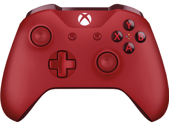 Xbox One vezeték nélküli kontroller, piros