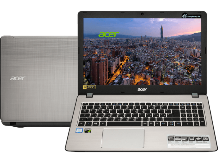 Aspire F5-573G ezüst notebook NX.GDAEU.001 (15,6" Full HD, matt/Core i5/4GB/1TB/GTX 950 2GB/Linux)