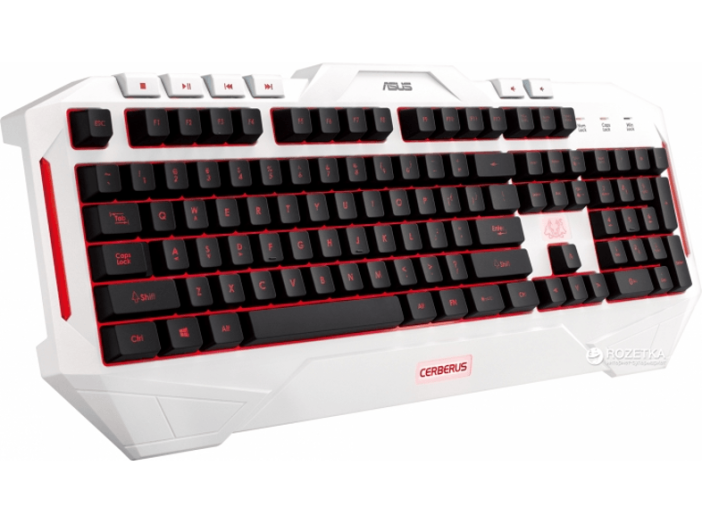 Cerberus Arctic vízálló magyar gamer billentyűzet