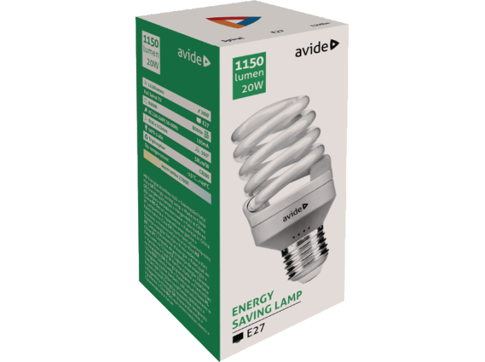 AC27WW-20W Energiatakarékos Izzó Full Spirál 20W E27