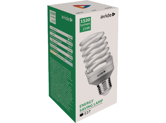 AC27WW-25W Energiatakarékos Izzó Full Spirál 25W E27