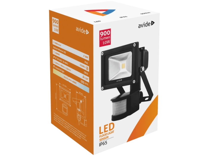 ABFLNW-10W-PIR Reflektor Mozgásérzékelős 120° NW 4000K 10W (900 lumen)