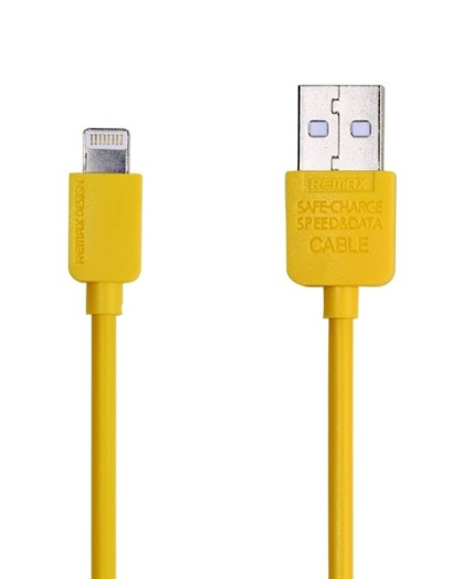 Remax lightning sárga usb kábel AA-1106