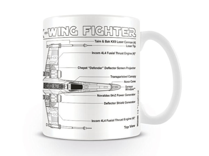 Star Wars - X-wing Fighter Sketch (Pohár/Bögre)