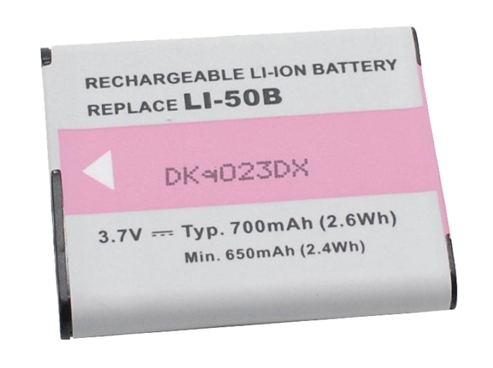 akkumulátor, Olympus LI-50B / LI-52B / Pentax D-Li92 / Ricoh DB-100-nak megfelelő