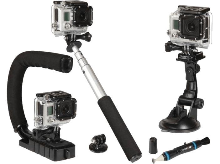 Action Camera Accessory Kit 5 tartozékszett GoPro rendszerű kamerához, 5 db-os